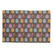 Cute Kinder Paarse Blue Oranje Ownership Kussensloop (Achterkant)