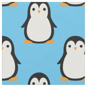 Cute Kinder Penguin Cartoon Baby Nursery Stof