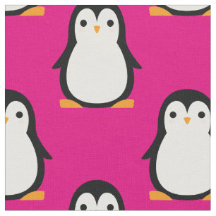 Cute Kinder Penguin Cartoon Baby Nursery Stof