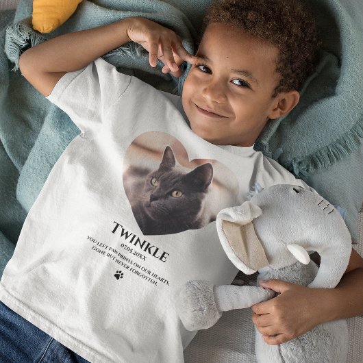 Cute Kinder Pet Memorial T-shirt