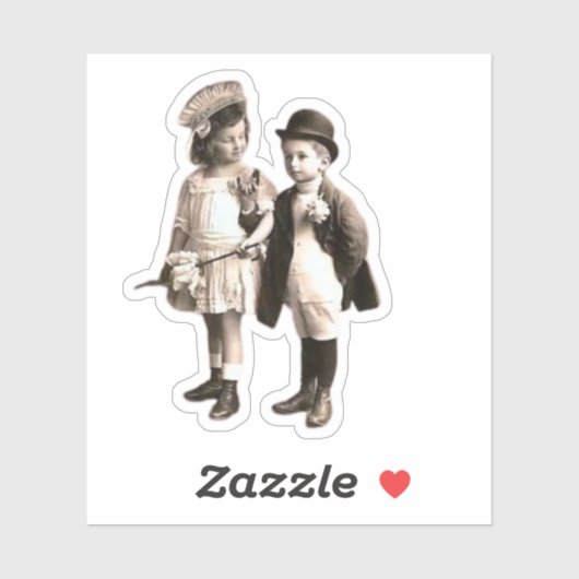 Cute Kinder  Photo Sticker (Vel)