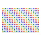 Cute Kinder Rainbow Polka Dots Pattern Kussensloop (Voorkant)