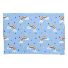 Cute Kinder Rainbow Rain Shower Pattern Kussensloop