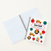 Cute Kinder School Notitieboek (Binnen)