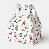 Cute Kinder Toys Pattern Bedankdoosjes (Voorkant Zijde)