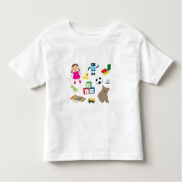 Cute Kinder Toys Pattern Shirts