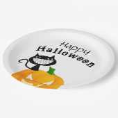 Cute Kinder Trick or treat Happy Halloween Party Papieren Bordje (Gekanteld)