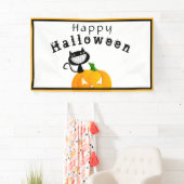 Cute Kinder Trick or treat Happy Halloween Party Spandoek (Insitu)
