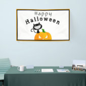 Cute Kinder Trick or treat Happy Halloween Party Spandoek (Beurs)