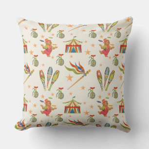 Cute Kindercircus Beer Thema Kussen