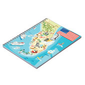 Cute Kinderen Florida Map Notitieboek (Linkerzijde)