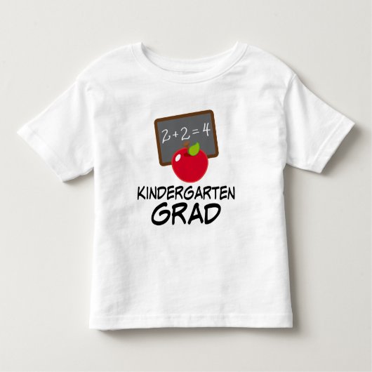 Cute Kindergarten Afstuderen T-Shirt (Voorkant)