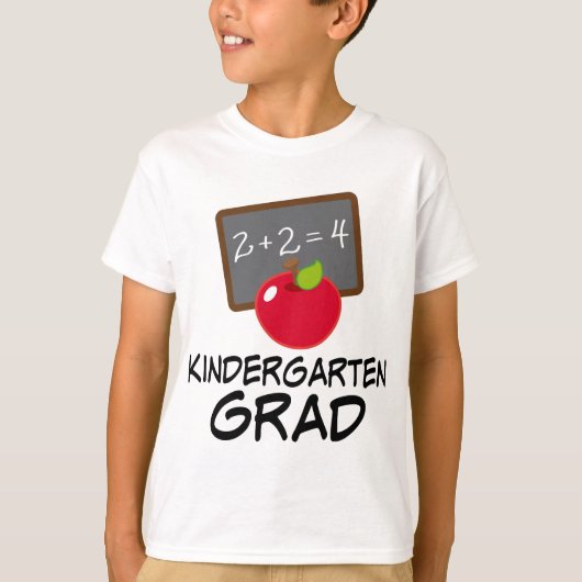 Cute Kindergarten Afstuderen T-Shirt (Voorkant)