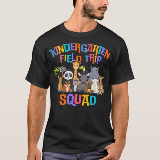 Cute Kindergarten Field Day Trip Squad 2024 Funny T-shirt (Voorkant)