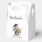  Cute Kindergarten Graduation Bunny Design Bedankdoosjes (Geopend)