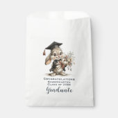Cute Kindergarten Graduation Bunny Design Bedankzakje (Voorkant)