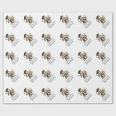  Cute Kindergarten Graduation Bunny Design Cadeaupapier (Vlak)