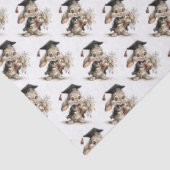 Cute Kindergarten Graduation Bunny Design Tissuepapier (Detail)