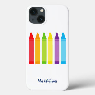 Cute Kindergarten Leraar Speciaal Crayon Case-Mate iPhone Case