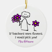 Cute Kindergarten Teacher Gift Keramisch Ornament (Voorkant)