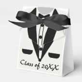 Cute Kindergarten Tuxedo Bow Stropdas Afstuderen Bedankdoosjes (Voorkant Zijde)