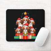 Cute King Charles Cavalier Le Dog Christmas Tree X Muismat (Met muis)