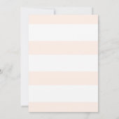 Cute King Charles Spaniel Peach Floral Baby shower Kaart (Achterkant)