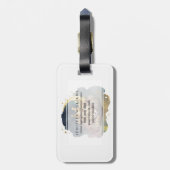 Cute  king Lion Sleeping On The Moon               Bagagelabel (Achterkant verticaal)