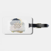 Cute  king Lion Sleeping On The Moon               Bagagelabel (Achterkant horizontaal)