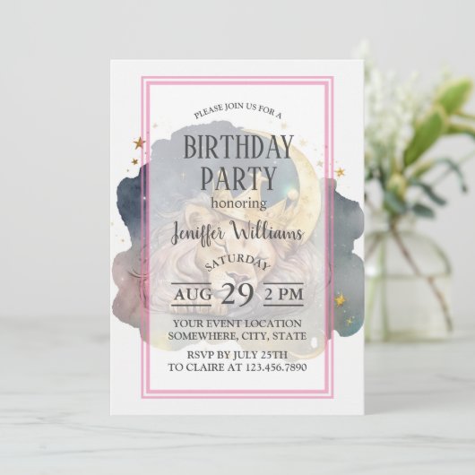 Cute  king Lion Sleeping On The Moon               Kaart (Staand voorkant)