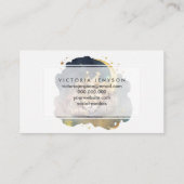 Cute  king Lion Sleeping On The Moon               Visitekaartje (Achterkant)