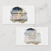 Cute  king Lion Sleeping On The Moon               Visitekaartje (Voorkant / Achterkant)