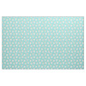 Cute King & Queen Tooth Pattern Turquoise Stof (Yard (91,4 cm))