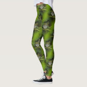 Cute Kinglet Songbird veroorzaakt een Stir in de F Leggings (Links)