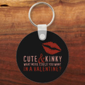 Cute & Kinky Valentijn Lips Sleutelhanger (Voorkant)