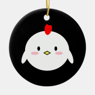 Cute Kip Keramisch Ornament