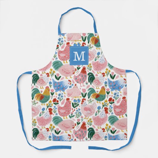 Cute Kip Keuken Schort (Voorkant)