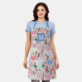 Cute Kippen Keuken Schort (Gedragen)