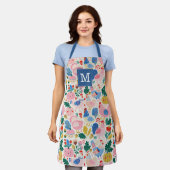 Cute Kippen Keuken Schort (Gedragen)