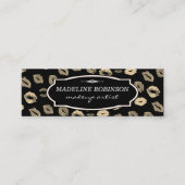 Cute Kiss Pattern Mini Visitekaartje (Voorkant)