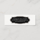 Cute Kiss Pattern Mini Visitekaartje (Achterkant)