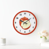 Cute kitchen apple fruit decor grote klok (Huis)