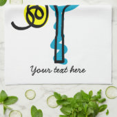 Cute Kitchen-handdoek voor tennisspeler en coach Theedoek (Gevouwen)