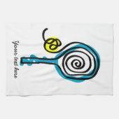 Cute Kitchen-handdoek voor tennisspeler en coach Theedoek (Horizontaal)