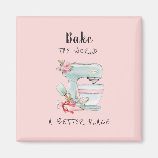 Cute Kitchen mixer Magneet (Voorkant)