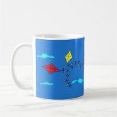 Cute Kite Drawing Cloud Kinder Name Koffiemok (Links)