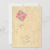 Cute Kite Save the Date (Voorkant)