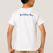 Cute Kite Verjaardags T-shirt voor jongen (Achterkant)
