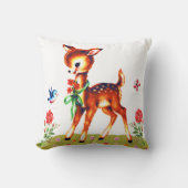 Cute Kitschy Deer Cushion Kussen (Voorkant)