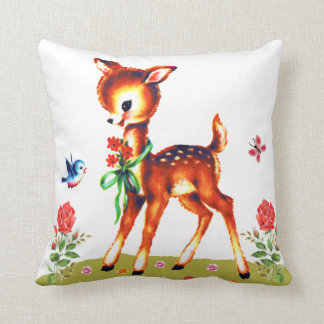 Cute Kitschy Deer Cushion Kussen
